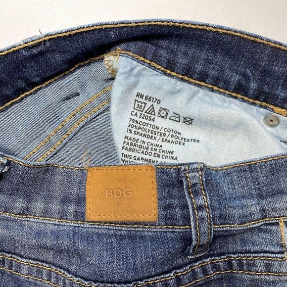 BDG High Rise Twig Ankle Patch Work Jeans - Picture 4 of 6